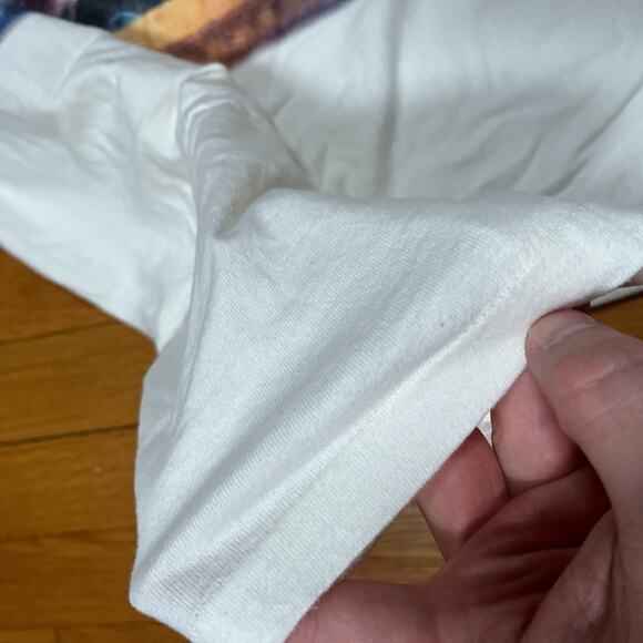 VTG Microsoft Kingston Tech USA Made T-Shirt Single Stitch XL Flaws Yellowing - Picture 7 of 8